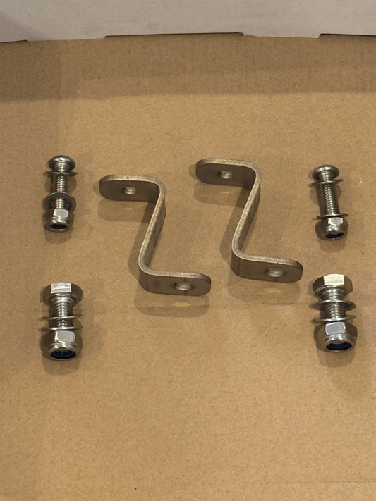Z Brackets (pair) - 316 Stainless Steel
